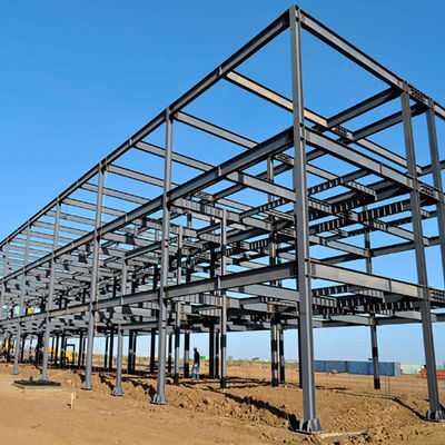 산업 가벼운 포털 구조 60m/S 조립식으로 만들어진 강철 구조물 건물 헛간